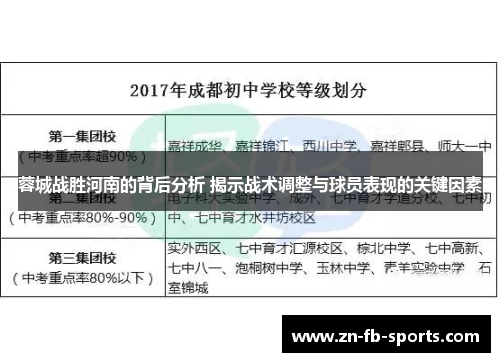 蓉城战胜河南的背后分析 揭示战术调整与球员表现的关键因素